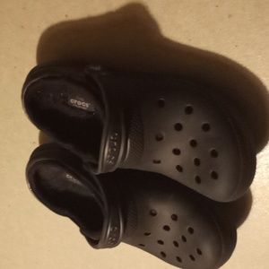 Fur lined crocs